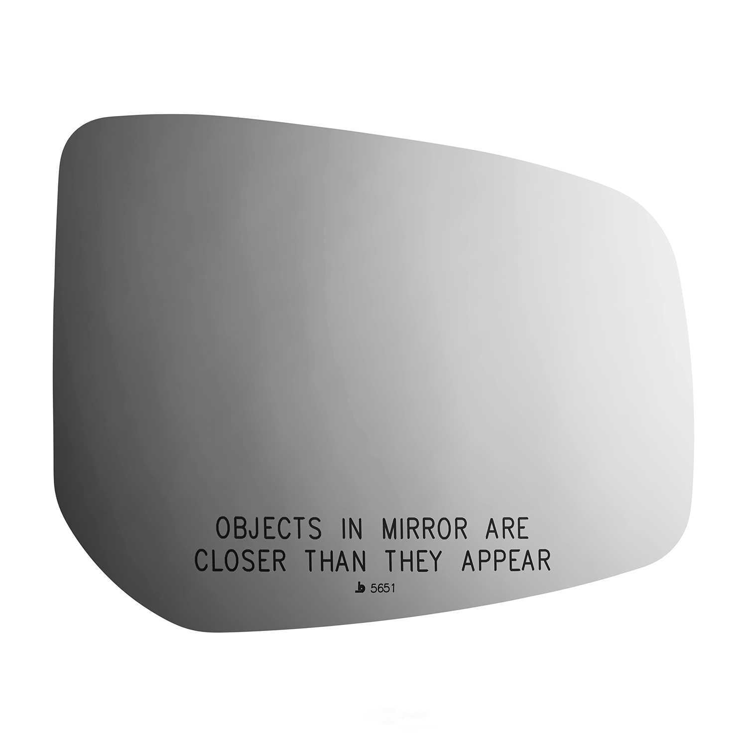 Burco Side View Mirror Replacement Glass - Clear Glass - 5651