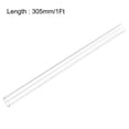 thumbnail image 3 of Unique Bargains 0.7''IDx0.79''ODx1Ft Rigid Round Clear Polycarbonate Plastic Tubing 2 Pack, 3 of 4