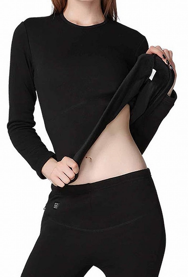 Womens Pant Set Electric Heated Thermal Underwear XL