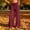 Wine, variant on Linen Cotton Casual Pants For Women Chic Minimal Summer Drawstring Waist Elastic Waist With Pockets Solid All Day Ease Straight Leg Travel Outfit White M