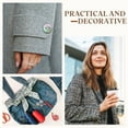 thumbnail image 5 of 7Piezas Botón de Concha Natural, 4 Agujeros 12.5mm Botones de Madreperla para Camisas Abrigos Trajes Chaquetas Jeans Faldas Manualidades de Costura, 5 of 5
