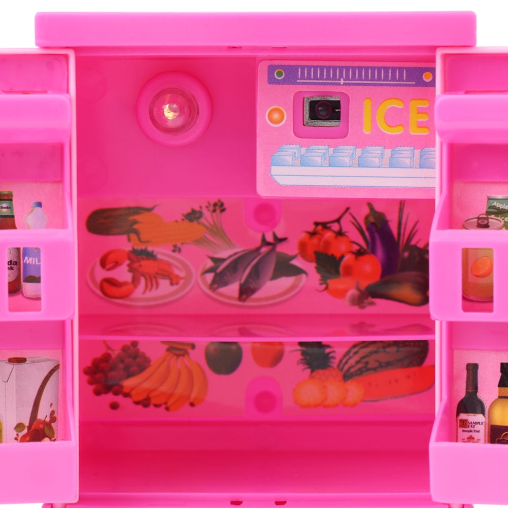 Greensen Mini Refrigerator Fridge Kids Children Role Play Educational