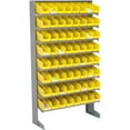 thumbnail image 5 of Floor Rack, 8 Shelves w/ (64) 4"W Yellow Bins, 33x12x61, 5 of 5