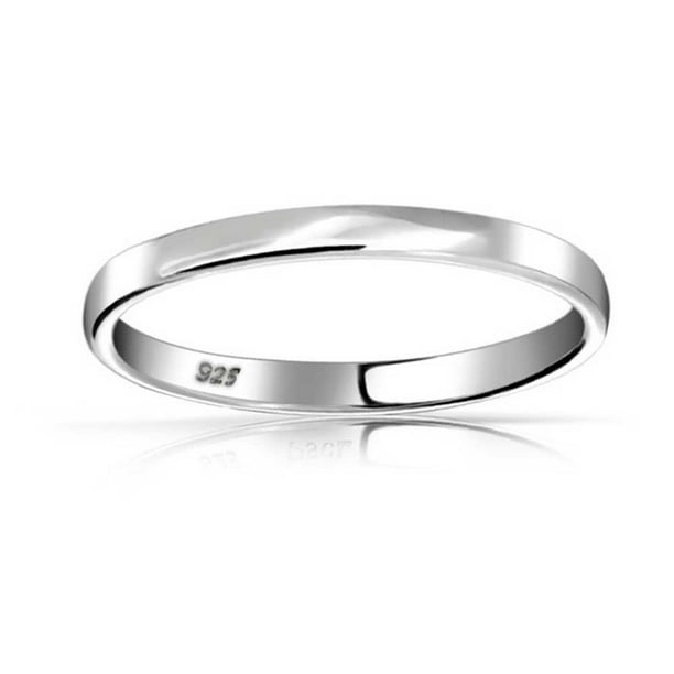  AeraVida Plain Cigar Band 10mm Width .925 Silver Ring, Casual  Rings For Unisex, Statement Fashion, Promise Ring, Couple Unisex Ring