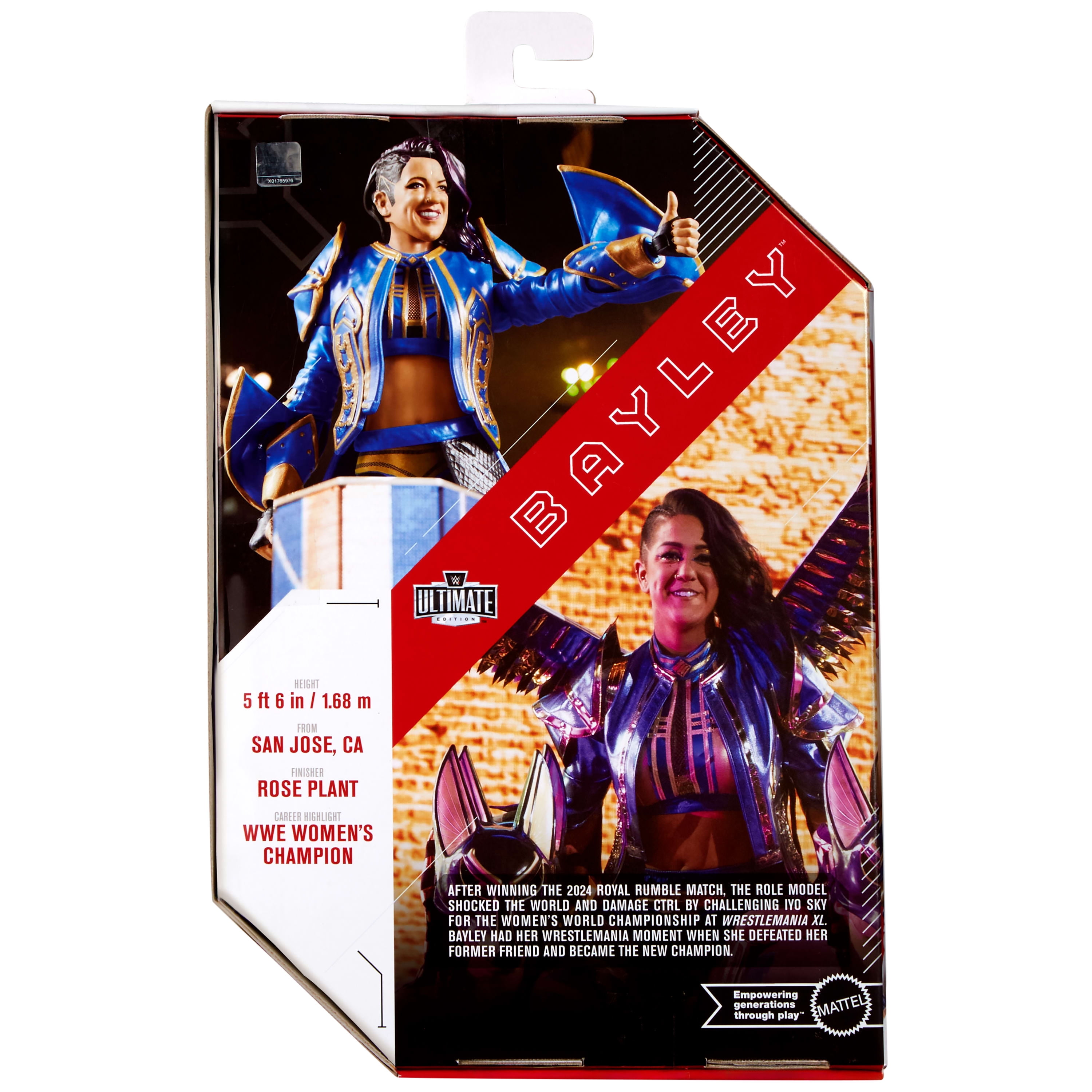 WWE Ultimate Edition Bayley Action Figure & Accessories Set, 6-inch Collectible Superstar