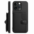 thumbnail image 1 of FOXDOCK Case for iPhone 13 pro RFID-Blocking Card Holder - Stylish Button Closure Design, 1 of 4