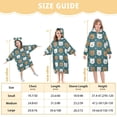 thumbnail image 3 of joogoo Wearable Blanket Hoodie for Bears Stars Flannel Sherpa Pocket 3-14 YR S, 3 of 7