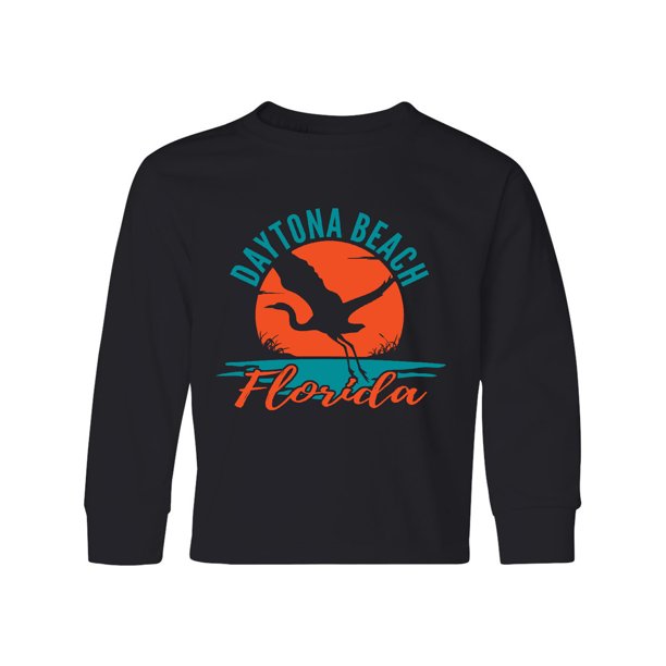 Inktastic Daytona Beach Florida Vacation Trip Child Long Sleeve T Shirt Unisex Walmart Com Walmart Com