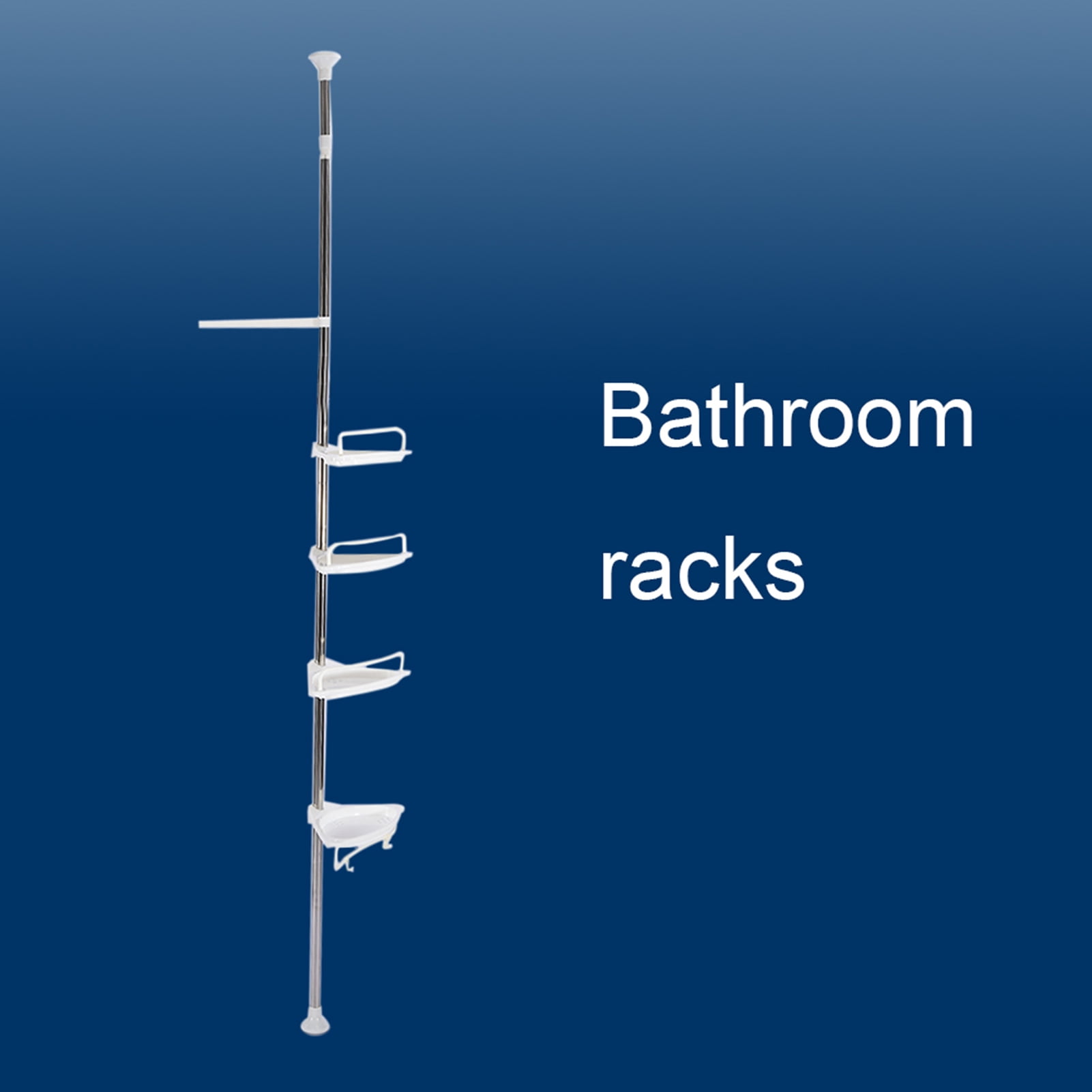 Shower Shelf, Standing Coner Shelf Telescopic Shower Shelf Shower Caddy
