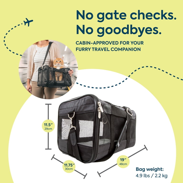 Sherpa Original Deluxe Travel Pet Carrier, Airline Approved