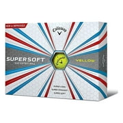 Callaway 2017 Supersoft Golf Balls, Yellow, Prior Generation, Yellow, 12 Pack