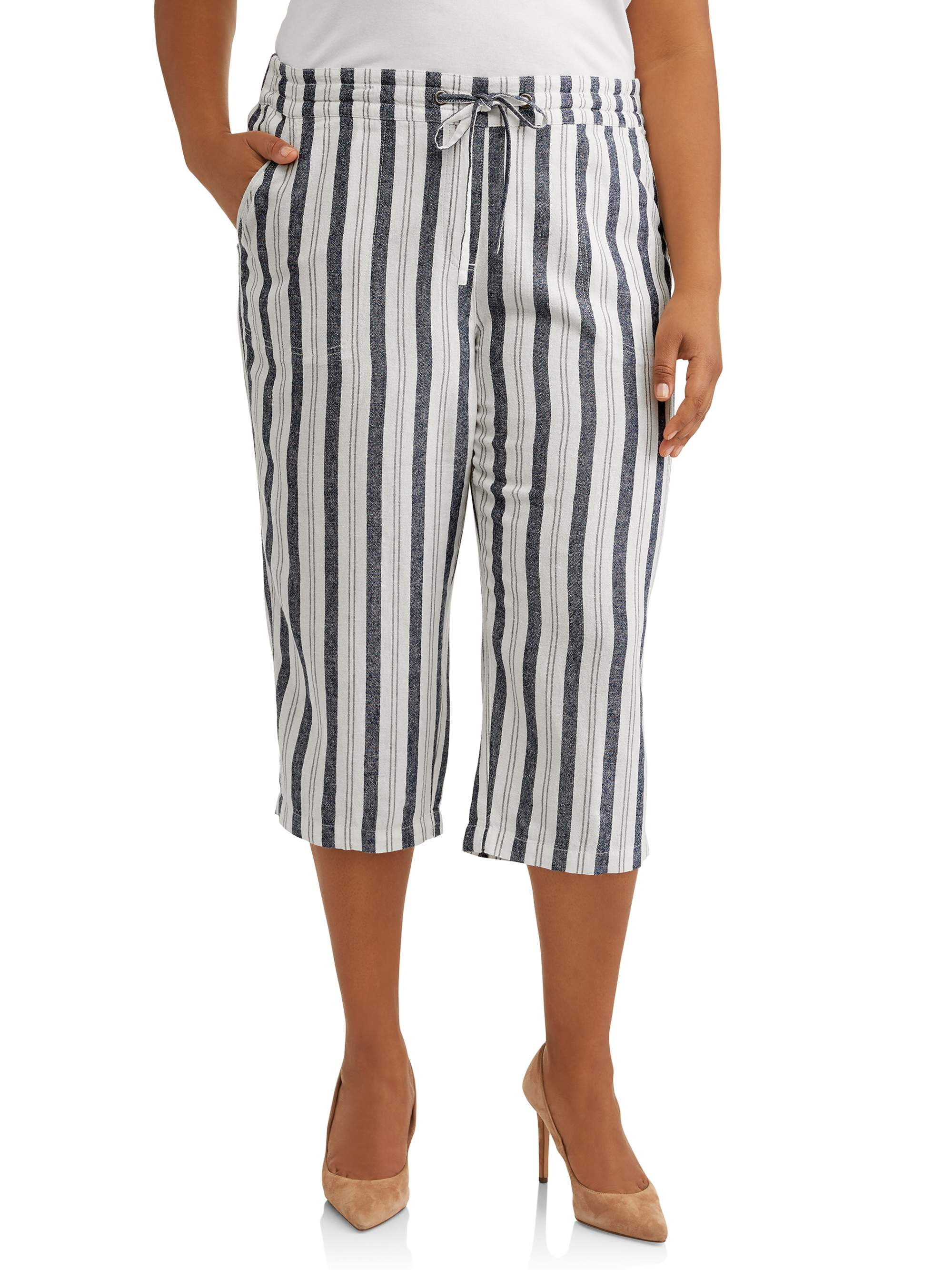 plus size capris walmart