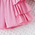 thumbnail image 6 of Toddler Girl Clothes Summer Spaghetti Strap Bow Cute Tops and Shorts 2 Piece Outfits Girls 3-4 Years Girl Gifts Girls Clothes, 6 of 8
