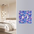 thumbnail image 4 of Yayeee Toggle Light Switch Wall Plate 2-Gang 4.56"x4.48" Decorative Outlet Cover, Pink Starfish Pattern, 4 of 7
