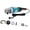 Blue, variant on Strong 1400W Variable Speed Buffer Polisher set Double Backing Plate Rotary Polisher Simple to Operate for Car Waxing