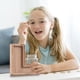 thumbnail image 5 of Piggy-Bank for Kids Boys Girls Large Piggy Banks 26 English Alphabet Letter,Personalized Wooden,Transparent Money Saving Box (1 Pc), 5 of 9