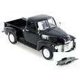 thumbnail image 1 of Diecast Car w/Trailer - 1953 Chevy 3100 Pick Up Truck, Black - Welly 22087/4D - 1/24 Scale Diecast Model Toy Car, 1 of 3