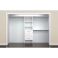thumbnail image 5 of Closetmaid Ss25-Cos3dr-M Suitesymphony 7 To 10 Ft Wide Diy Closet Organizer System - Grey, 5 of 7