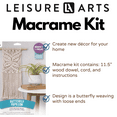 thumbnail image 2 of Leisure Arts Macrame Kit Butterfly, Macrame Kits For Adults Beginners, Wall Hanger Kit, Beginners Kit, Diy Kit Beginner, 2 of 7