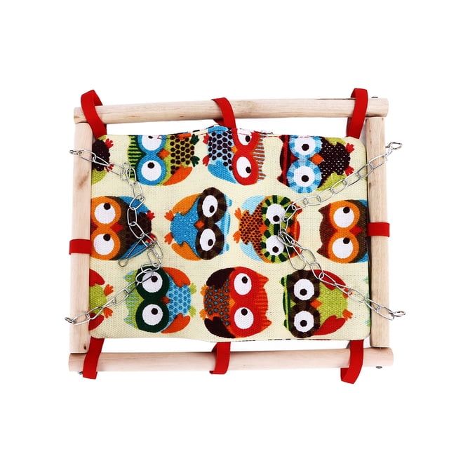 Cama de juego para pájaros, gancho para cama de juego para pájaros, hamaca para periquito, hamaca para cabaña de cacatúa, características de vanguardia