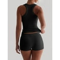 thumbnail image 2 of Women'S Slim Fit Sports Shorts Set Sleeveless Top and Shorts, 2 of 6