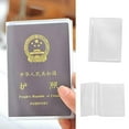 thumbnail image 2 of Funda protectora de plástico impermeable para pasaporte para hombre, cartera claro, 2 of 7