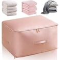 thumbnail image 1 of Ultra Space Saving Self Compression Organizer, 2024 New Propositiony Ultra Space Saving Self Compression, Storage Tote for Space Saving Compression Moving Organizer Bags for Blankets (Grey, Medium), 1 of 7