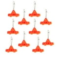 thumbnail image 2 of 10PCS Line Connector Sub-line Sinkers Slider Double Lock Durable Snaps Orange, 2 of 8