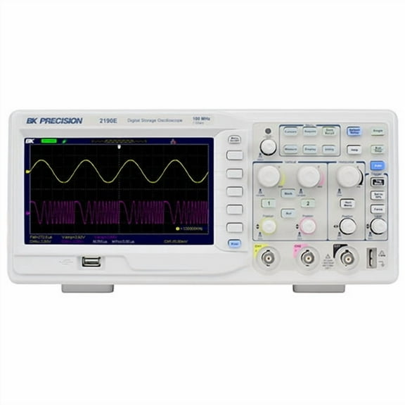 BK Precision 2190E 100 MHz, 2-Ch, 1 GS/s LAN Digital Oscilloscope