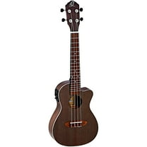 Ortega RUDAWN Earth Series Concert Ukulele Transparent Tequila Sunburst Coal Black