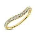 thumbnail image 3 of 14K Yellow Gold 1/6 ctw Contour Band Ring, 3 of 4