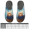 thumbnail image 5 of IAUYY Memory Foam House Slippers Suitable for Both Men and Women. Comfortable, Anti-Slip Plush Flat-Bottomed Slippers The Best Holiday Gift Starlight and Moonlight, 5 of 9