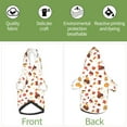 thumbnail image 6 of KLL Autumn Maple Leaf with Hedgehog for Basic Dog Hoodie - Pet Hoodie Sweater with Leash Hole - Cute Dog Sweatshirt - Pet Clothes Hooded Sweatshirt for Dog & Cat -X-Large, 6 of 8