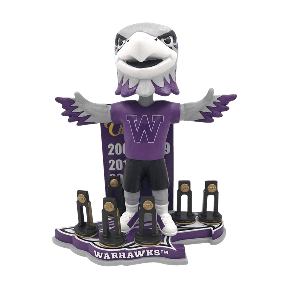 Willie Warhawk Whitewater Warhawks Football National Champions Bobblehead NCAA