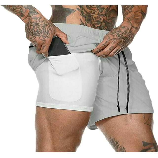 EIMELI Shorts de Sport pour Hommes, Entraînement en Plein Air
