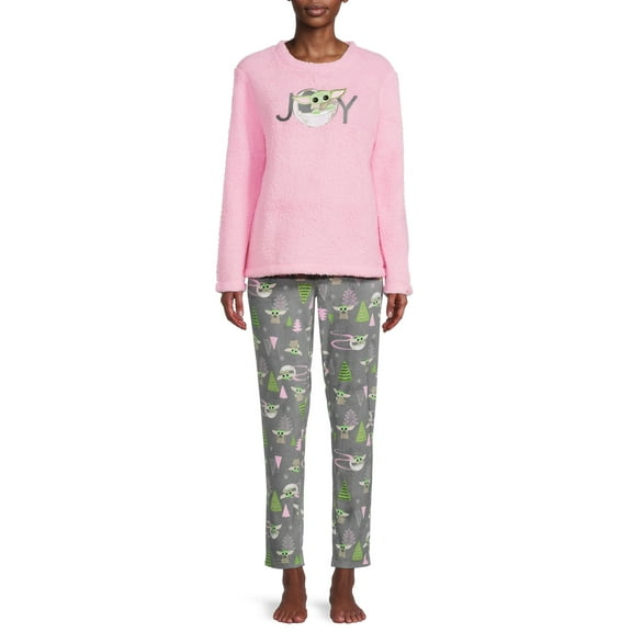 Star Wars The Child Women's and Women's Plus License Pajamas 2 Piece Set