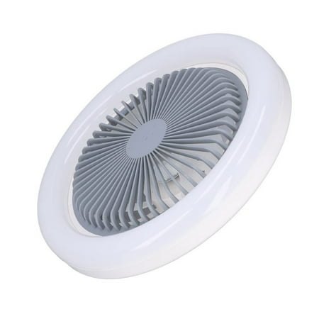 

White Ceiling Fan with Light | Indoor Ceiling Fan Lights for Bedroom Living Room | 3-Level Light Wind Speed with Durable Blades