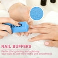 thumbnail image 3 of Nail Files and Buffer 12 Pcs, Professional Manicure Tools Kit Care Buffer Block Tools 100/180 Grit, Colorful, 3 of 6