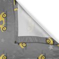 thumbnail image 3 of Ambesonne Motorcycle Kitchen Curtains, Scooters and Stars, 55"x45", Yellow Black and Grey, 3 of 3