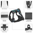thumbnail image 3 of Vsdgher Love Music Pattern Dog Harness,No Pull Pet Harness with Soft Padded Handle,Adjustable Reflective Vest with 2 Buckles,4 Slide Buckles,S-XL Medium, 3 of 5