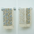 thumbnail image 6 of Lightweight & Durable Waffle Weave Towel with Hand Block Print by Fabdivine – 17" x 32", Set of 4, Vasundhra, 6 of 6