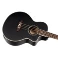 thumbnail image 4 of Ortega D7CE 4-String Acoustic Electric Cutaway Bass Guitar Satin Black, 4 of 5