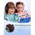 thumbnail image 5 of Nabevi Auriculares para niños para la escuela, Auriculares para niños con micrófono, función de compartir, límite de volumen seguro de 85 dB/94 dB, sonido HD, auriculares para niños para la escuela, e, 5 of 5