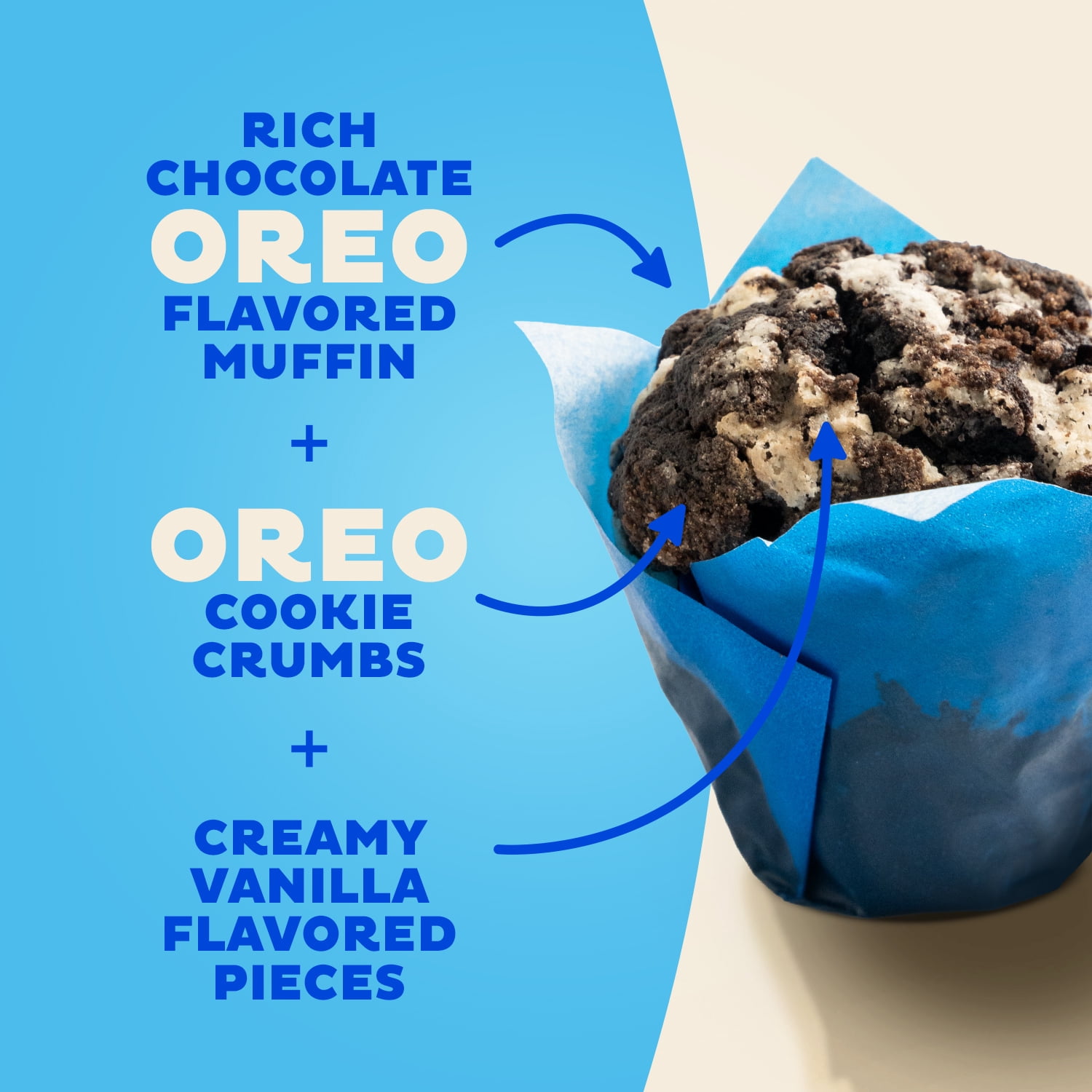 Two-bite Oreo Mini Muffins, 13 oz, 9 Count