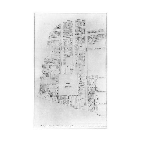 Plan of the Duke of Portland's Estate, Soho Square, London, 1907 Print Wall