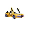 thumbnail image 1 of Aero Extreme Twin Race Car Bed with Led Lights & Sound Fx, Free Mattress Included, Children's Racing Theme Bed, 1 of 3