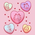 thumbnail image 2 of Girl's Garfield Candy Hearts  Graphic T-Shirt, 2 of 4
