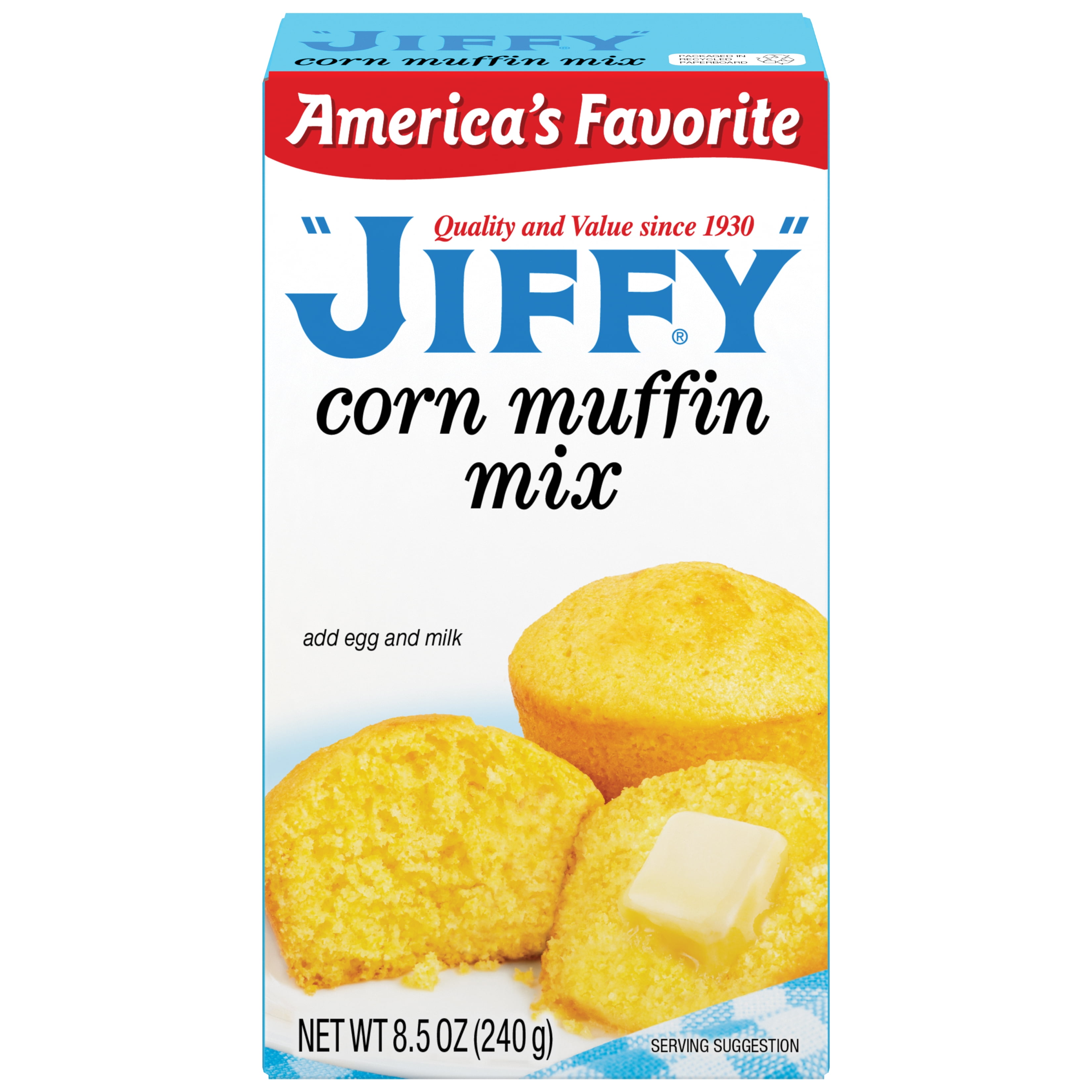 1 Box Jiffy Corn Muffin Mix 8 5 Oz Walmart Com Walmart Com