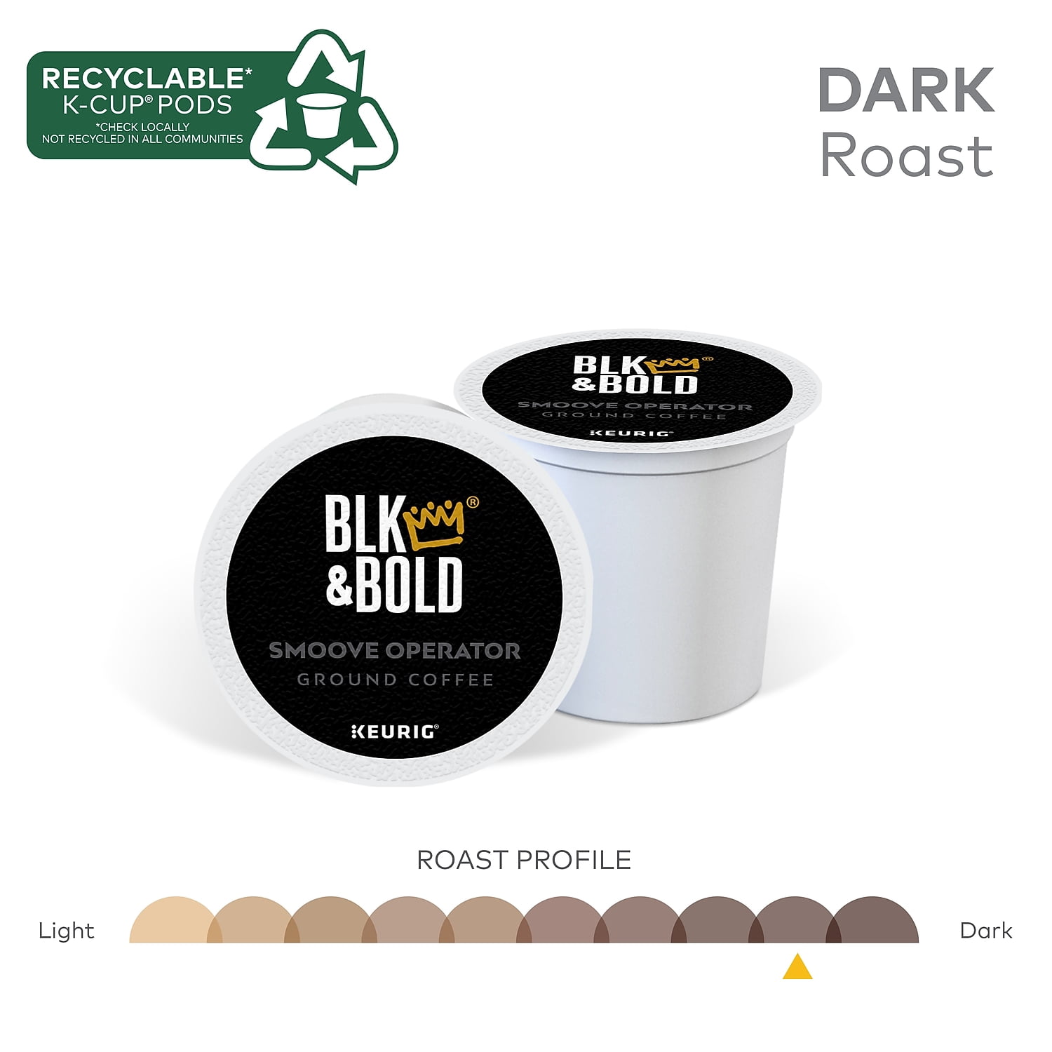 Smoove Operator Dark Roast - Keurig K-Cup Coffee Pods 20ct