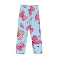 thumbnail image 5 of Fotbe Men'S Girl Butterflyclassic Pajama Pants With Elastic Waist And Drawstring Pockets，Pajama Pants Mens Lounge Pants Super Soft, 5 of 9